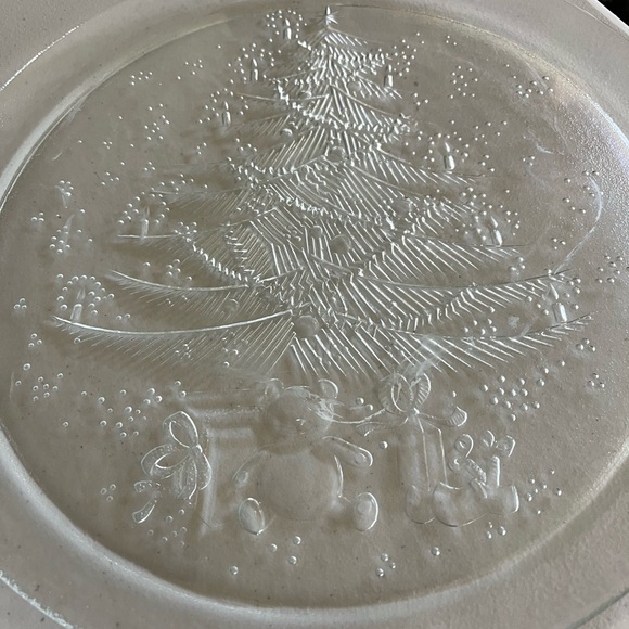 Christmas glass platter - Picture 3 of 4